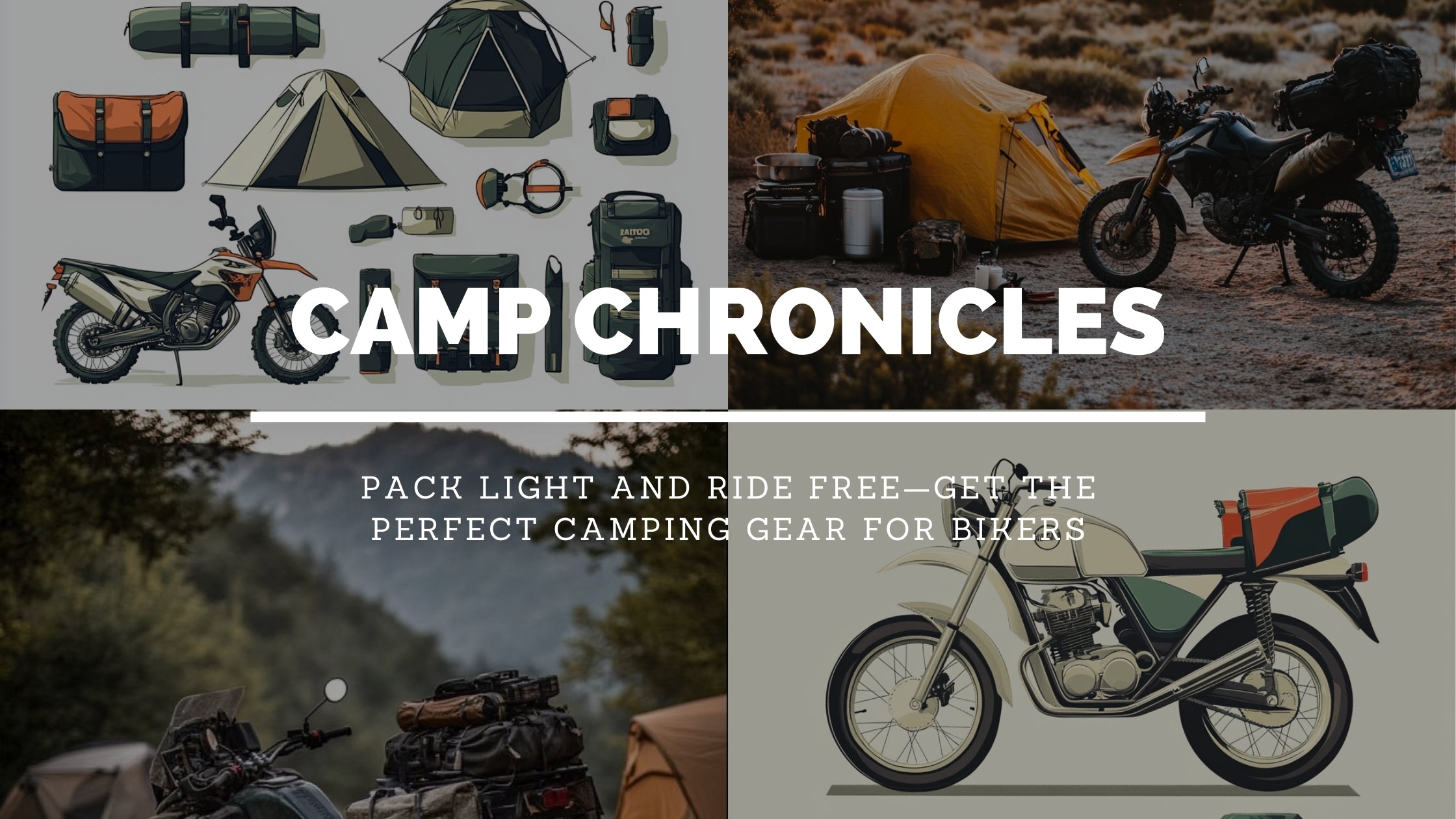 Camping Gear for Bikers: What Options Are Ideal For Bikers On The Road?