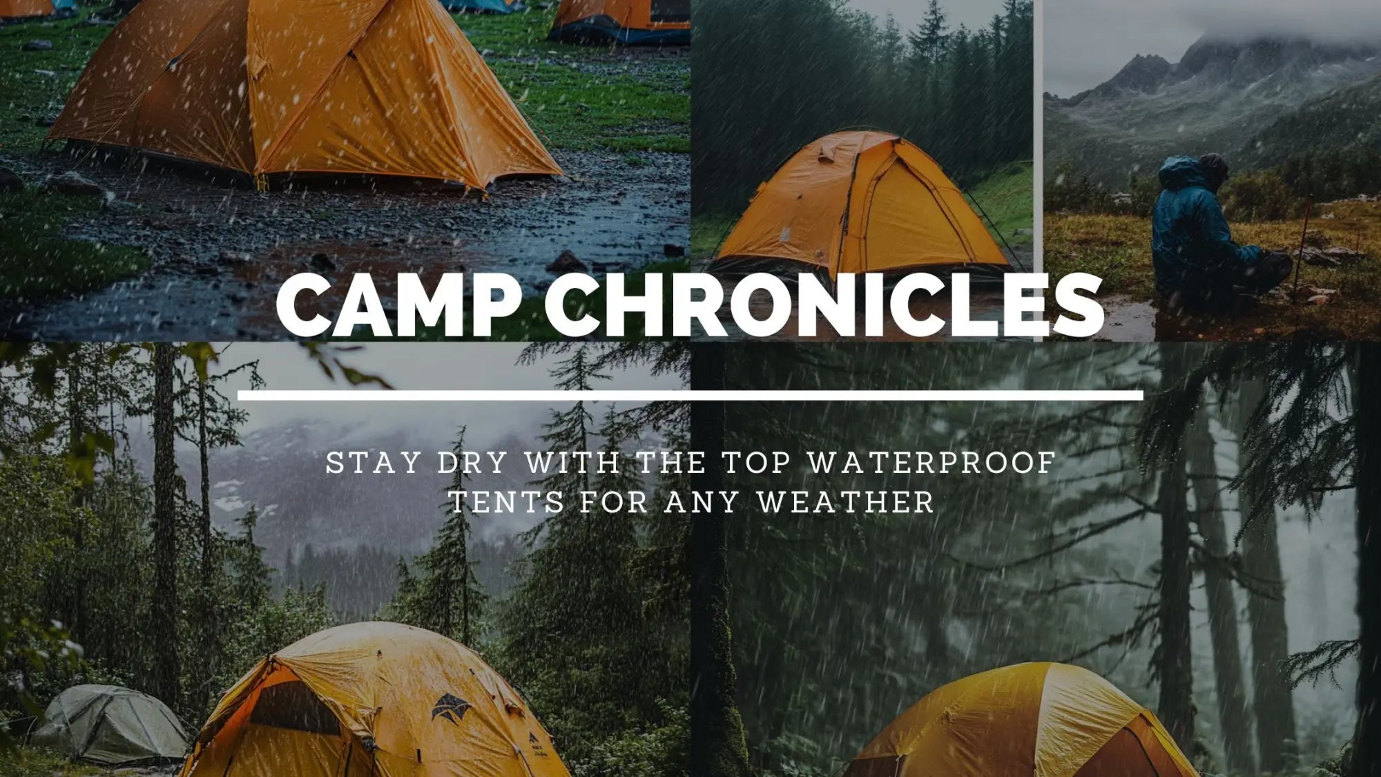 5 Waterproof Camp Tents Perfect for Any Weather