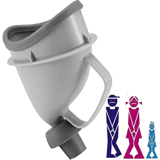 Menstrual cup with illustrated figures showing its use.