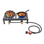 Heavy Duty Double Burner Propane Stove - Vignette | CampSupreme