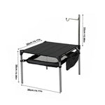 Folding Picnic Camping Table - With Pole - Vignette | CampSupreme