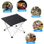 Small Black Foldable Table - Vignette | CampSupreme