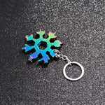 Snowflake Keychain Tool - Vignette | CampSupreme