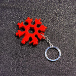 Snowflake Keychain Tool - Vignette | CampSupreme