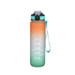 Motivational Water Bottle with Straw - Vignette | CampSupreme