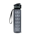 Motivational Water Bottle with Straw - Vignette | CampSupreme