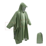 Waterproof Hooded Poncho - Vignette | CampSupreme