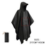 Waterproof Hooded Poncho - Vignette | CampSupreme