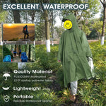 Waterproof Hooded Poncho - Vignette | CampSupreme