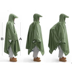 Waterproof Hooded Poncho - Vignette | CampSupreme