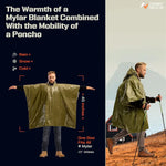 Rains Waterproof Poncho - Vignette | CampSupreme