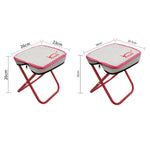 Folding Step Stool With Padded Seat - Vignette | CampSupreme